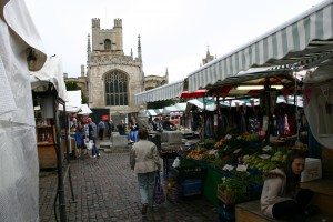 Rynek w Cambridge.
