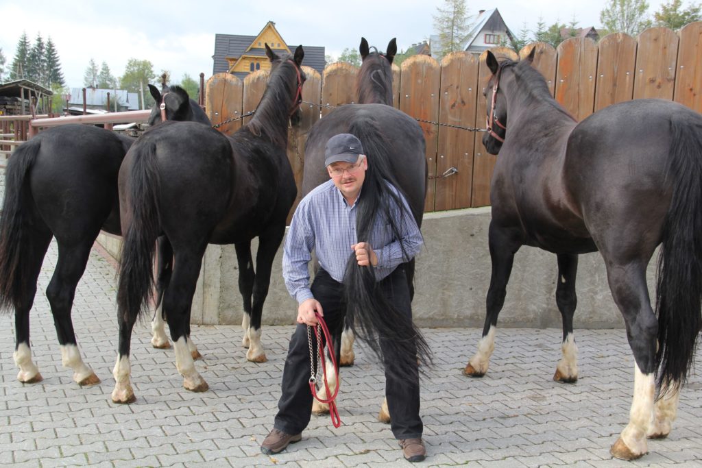 Edward Staszel stolarz z Dzianisza